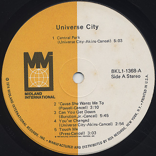 Universe City / S.T. label