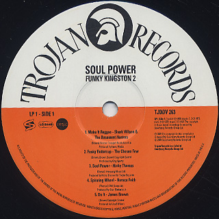 V.A. / Soul Power - Funky Kingston 2 - Reggae Dance Floor Grooves 1968 - 74 label