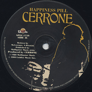 Cerrone / Hooked On You c/w Happiness Pill label