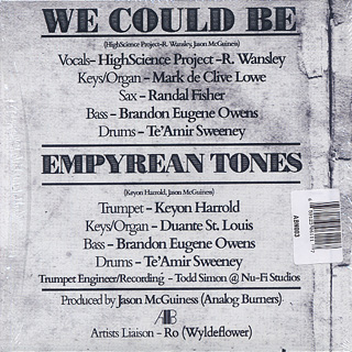 Jason McGuiness / We Could Be c/w Empyrean Tones back