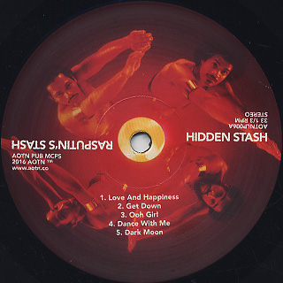 Rasputin's Stash / Hidden Stash label