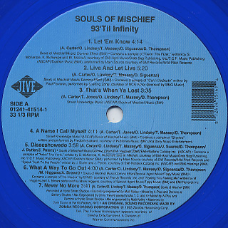 Souls Of Mischief / 93 'Til Infinity front