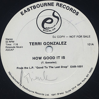 Terri Gonzalez / How Good It Is back