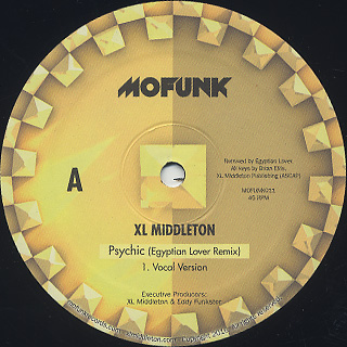 XL Middleton / Psychic (Egyptian Lover Remix) front