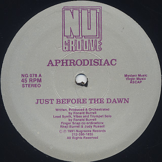 Aphrodisiac / Just Before The Dawn front