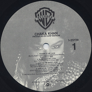 Chaka Khan / Chaka Khan label