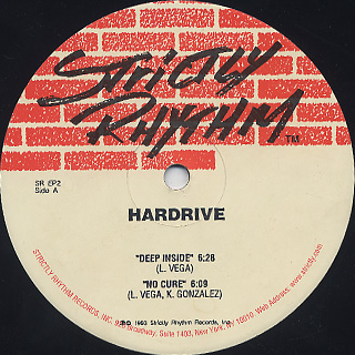 Hardrive / Deep Inside (12inch), Strictly Rhythm | 中古レコード通販 大阪 Root