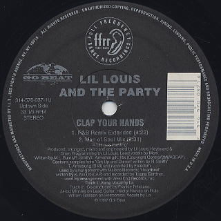 Lil' Louis & The Party / Clap Your Hands label