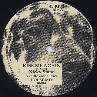 Nicky Siano / Kiss Me Again back