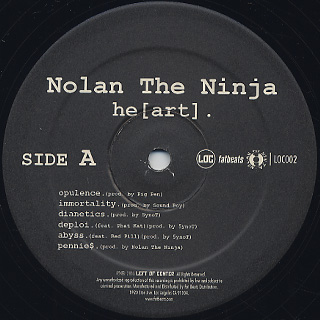 Nolan The Ninja / he(art) label