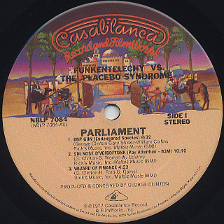 Parliament / Funkentelechy Vs. The Placebo Syndrome label