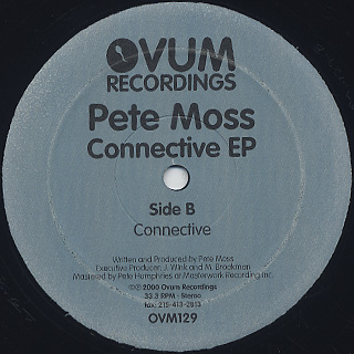 Pete Moss / Connective EP label