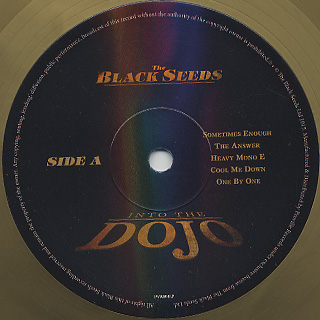 Black Seeds / Into The Dojo (LP) label
