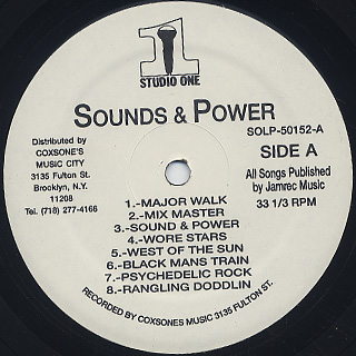 Ernest Ranglin / Sounds Power label