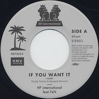 HF International / If You Want It back