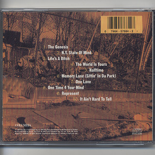 Nas / Illmatic (CD) back