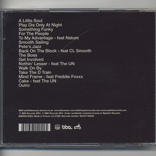 Pete Rock / PeteStrumentals (CD) back