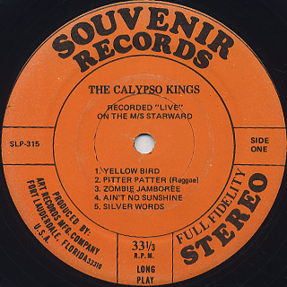 Calypso Kings / The Many Moods Of The Calypso Kings label