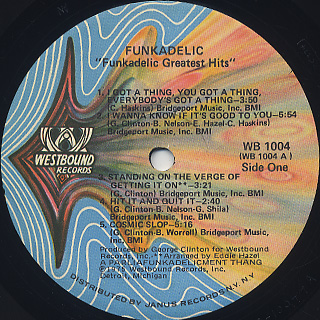 Funkadelic / Funkadelic Greatest Hits label