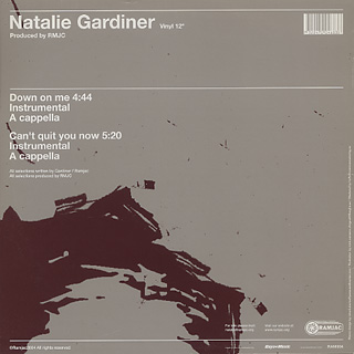 Natalie Gardiner / Down On Me / Can't Quit You Now back
