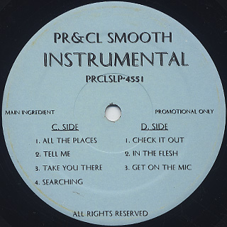 Pete Rock & C.L. Smooth / The Main Ingredient Instrumentals (2LP) back