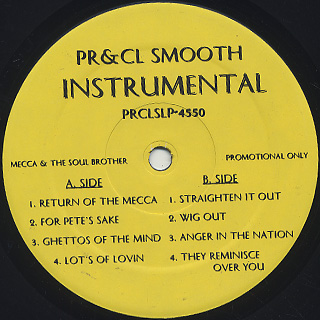 Pete Rock & CL Smooth / Mecca & The Soul Brother Instrumentals (2LP)