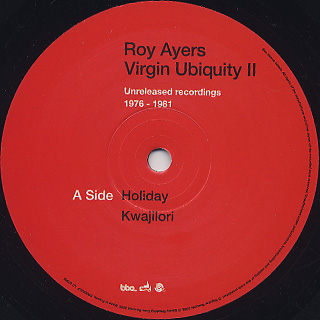 Roy Ayers / Virgin Ubiquity II(Unreleased Recordings 1976-1981) label