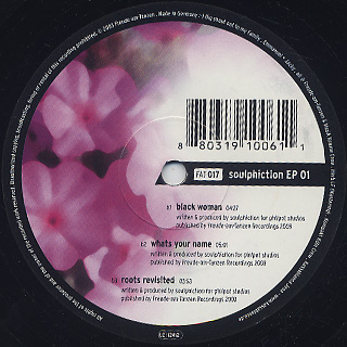 Soulphiction / Soulphiction EP 01 label