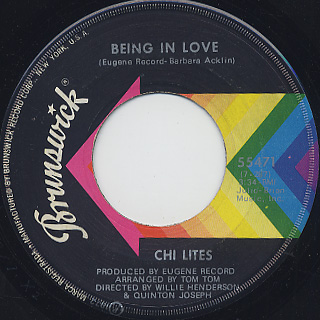 Chi Lites / Oh Girl c/w Being In Love back