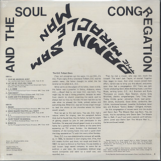 Damn Sam The Miracle Man And The Soul Congregation / S.T. back