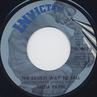 Freda Payne / The Easiest Way To Fall c/w The Unhooked Generation