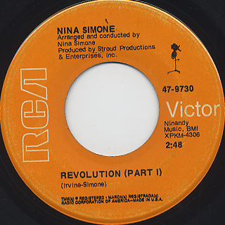 Nina Simone / Revolution Part I c/w Part II