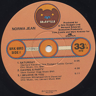 Norma Jean / S.T. label