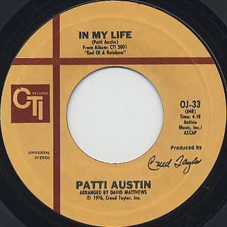 Patti Austin / Say You Love Me (45) back