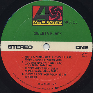 Roberta Flack / S.T. label