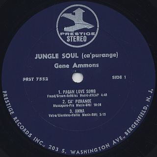 Gene Ammons / Jungle Soul label