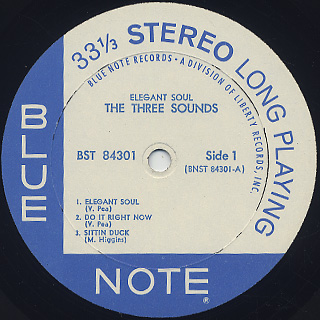 Gene Harris and His Three Sounds / Elegant Soul label