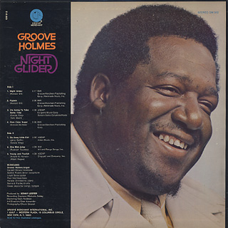 Groove Holmes / Night Glider back
