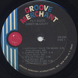 Jimmy McGriff / Fly Dude label