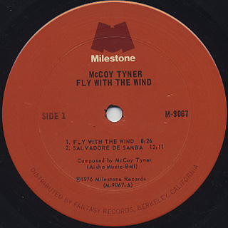 McCoy Tyner / Fly With The Wind label