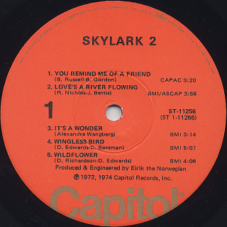 Skylark / Skylark 2 label