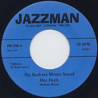 Barbara Moore Sound / Hot Heels c/w Roger Webb Sound / Grey Sigh front