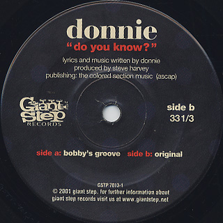 Donnie / Do You Know? (7