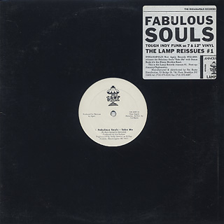Fabulous Souls / Ebony Rhythm Band / Take Me - The Thought Of Losing Your Love front