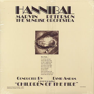 Hannibal Marvin Peterson & The Sunrise Orchestra /Children Of The Fire back
