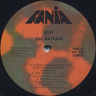 Joe Bataan / Riot! label