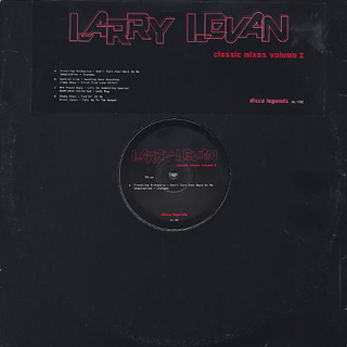 Larry Levan / Classic Mixes Volume 2 front