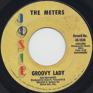 Meters / Stretch Your Rubber Band c/w Groovy Lady back