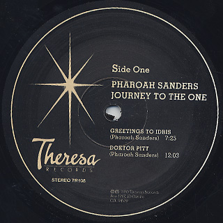 Pharoah Sanders / Journey To The One label