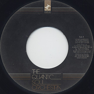 Quantic Soul Orchestra / End Of The Road c/w San Sebastian Strut front